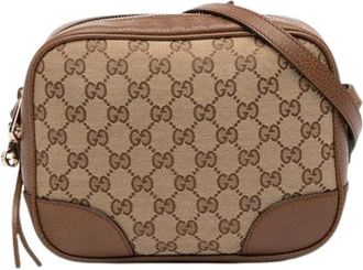 Gucci Pre-owned Cross Body Bags, female, Brown, Size: ONE SIZE Pre-owned Vintage Cross Body Bag