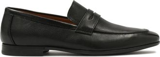 Kazar Zwarte erwtenleren loafers - Heren - Loafers - Zwart - 45 EU - Leer - Schoenen