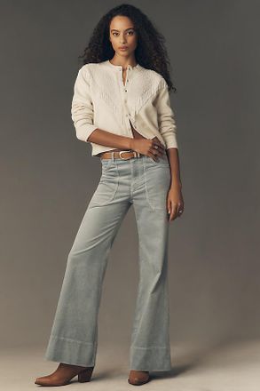 Pilcro The Rylan High-Rise Flare Jeans by Pilcro: Corduroy Edition