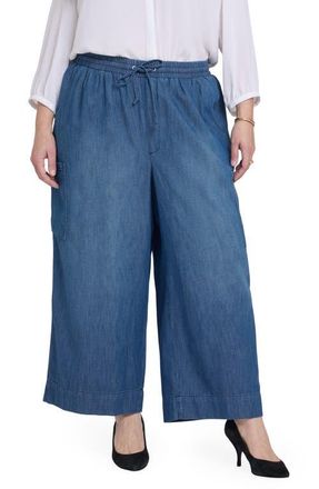 NYDJ Whitney Pull-On Cargo Jeans in Missionblue at Nordstrom, Size 0X