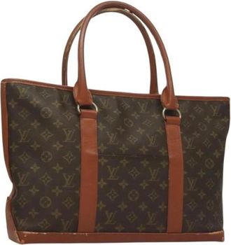 Louis Vuitton Tweedehands Canvas handtassen - Dames - Vintage Shopper - Bruin - ONE Size - Leer - Vintage