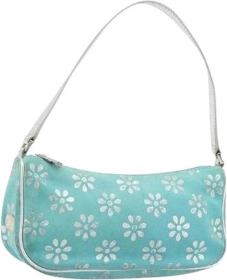 Celine Pre-owned Accessory Pouch - Dames - Vintage Schoudertas - Groen - ONE Size - Leer - Vintage