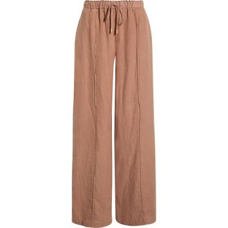 L'agence Connie Drawstring Pants in Hazelnut at Nordstrom, Size Xx-Small