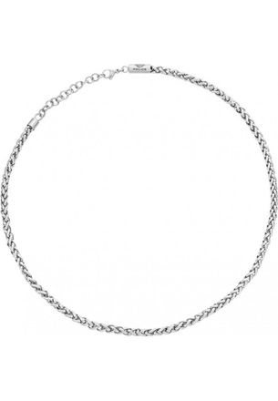 Police PEAGN0010701 Mens Temptation II Necklace - Silver Stainless Steel - One Size