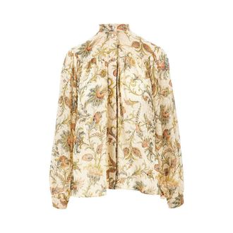 Etro Plumetis silk-blend blouse Woman 40