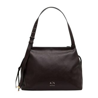A|X Armani Exchange Tassen, Dames, Bruin, ONE Size, Leer, Tote Bag