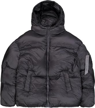 Alpha Industries Wolk Puffer Bomber Jas - Heren - Winterjassen - Grijs - S - Wol - Jassen