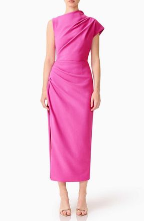 Elliatt Chantal Asymmetric Neck Cocktail Dress in Pink at Nordstrom, Size Xx-Large