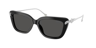 Swarovski SK6065U 103887 Womens Sunglasses Black Size 55
