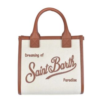 MC2 Saint Barth Handbags, female, Beige, Size: ONE SIZE Vanity Handbag