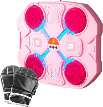 OEM M&aacute;quina De Boxeo Musical - Con Guantes De Boxeo Para Ni&ntilde;os - Montaje En Pared Con Bluetooth Y Luz Led - Recargable Por Usb