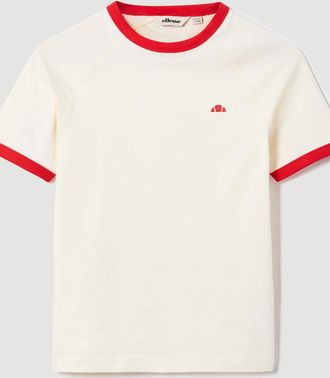 Ellesse Womens Etchemin Slim Tee - Off White - Cream - Size: 14