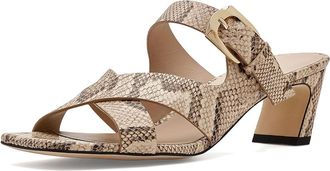 Stuart Weitzman Sai Slides 50 Womens Sandals Adobe : 8.5 M, Leather