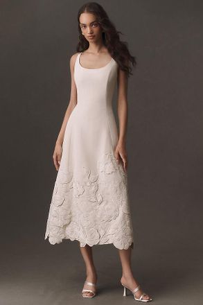 Mestiza New York Amanda Appliqu&eacute; Midi Dress