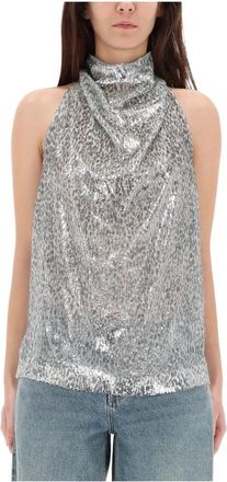 Stella McCartney Mujer, Camisetas, Gris, Talla: S