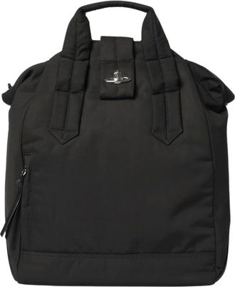 Vivienne Westwood Backpacks, male, Black, Size: ONE SIZE Steven Backpack