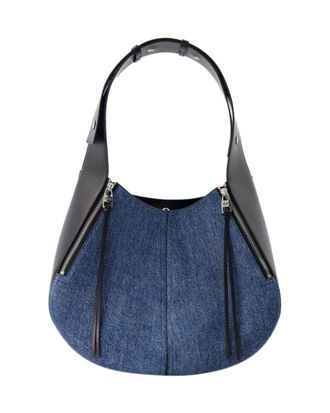 Alexander McQueen Alexander Mcqueen Womens The Skull Hobo Bag - - Denim - Blue Canvas (archived) - One Size