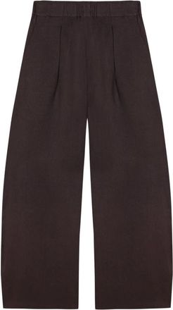 Cortana Broek met wijde enkel - Dames - Broeken - Rood - 2XS - Wol - Broeken