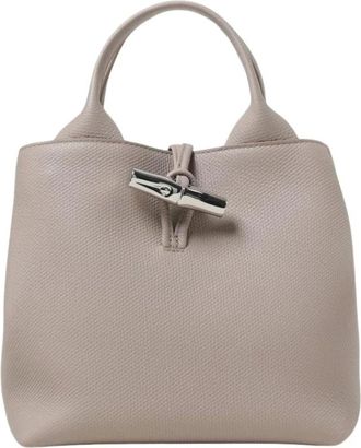 Longchamp Handbags, female, Gray, ONE SIZE, Stylish Black Tote Bag