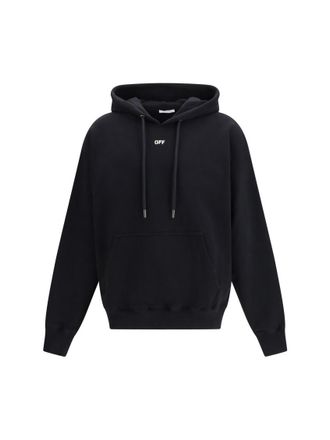 Off-white Black Regular Logo Hoodie