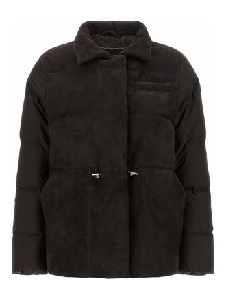 Kiton Drawstring down jacket
