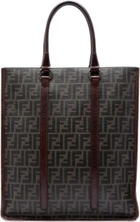 Fendi Pre-owned Vintage Tote - Dames - Vintage Shopper - Bruin - ONE Size - Leer - Vintage