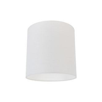 QAZQA Pantalla De L&aacute;mpara De Tela Blanca 25/25/25, - Qazqa