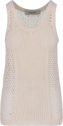 Golden Goose Crisp White Top With Classic Silhouette And Smooth Texture