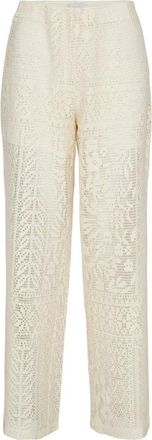 Nümph Broeken, Dames, Wit, XS, Katoen, Nuwicki Pants