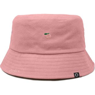 Dalix Lil Peach Bucket Hat in Peach Melba at Nordstrom, Size X-Large