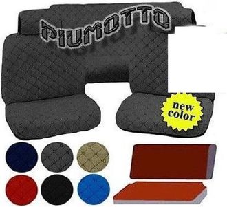 Trade Shop Trade Shop - Set Coprisedili Trapuntati Per Auto Fodere Universali 2 Posti Sedili Anteriori