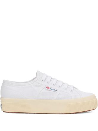 Superga Sneakers 2740 con suola rialzata - Bianco