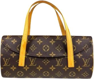 Louis Vuitton Pre-owned Monogram Canvas Handtas - Dames - Vintage Handtas - Bruin - ONE Size - Vintage
