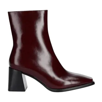 Jeffrey Campbell Schoenen, Dames, Bruin, 38 EU, Leer, Sherpal-2l Enkellaarsjes