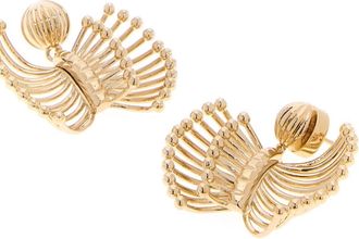 Miu Miu Womens Gold Metal Earrings Oro Brass Orecchini