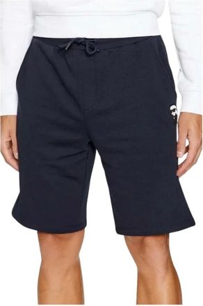 Karl Lagerfeld Heren, Korte broeken, Blauw, Maat: XL Katoen