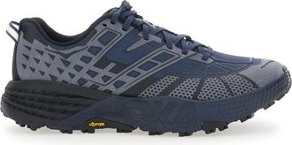 Hoka One One Blue Graphic Speedgoat Sneakers