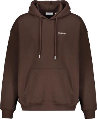 Off-white Sweatshirts & Hoodies - Heren - Hoodies - Bruin - XS - Hoodies & sweatvesten
