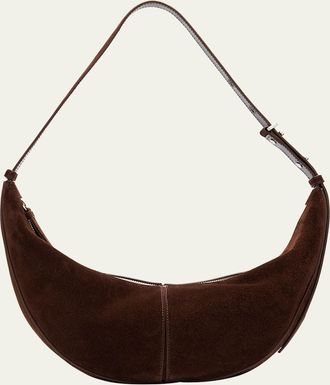 Proenza Schouler Slide Zip Suede Shoulder Bag