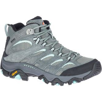 Merrell Wanderschuh MERRELL MOAB 3 MID GORE-TEX, Damen, Gr. 37,5, sedona sage, Leder, Textil, Schuhe Wanderschuh, wasserdicht
