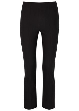 Vince Off-white Stretch-jersey Trousers - Black - XL