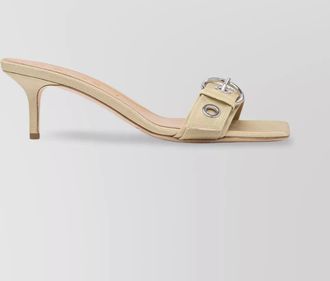 Aeyde sandals with buckle detail and kitten heel