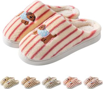 Generic FGUUTYM Plush Slippers for Men and Women, Winter Warm Mules, Fleece Lined, Fluffy Felt Slippers, Memory Foam, Lightweight Slippers, Soft Comfortable H