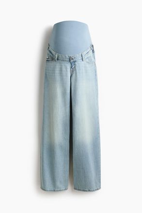 H&M MAMA Wide Jeans - Blasses Denimblau