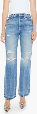 Mother Rambler Sneak Jeans In Tcb