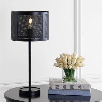 Jonathan Y Designs Wilcox 25 Minimalist Metal LED Table Lamp