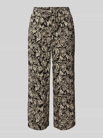 Soyaconcept Straight Fit Stoffhose aus reiner Viskose-Mix Modell Faye in Black, Gr&ouml;&szlig;e XXL
