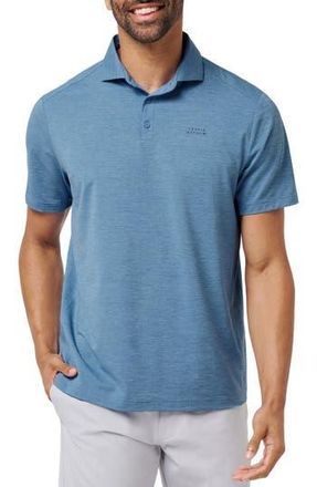 Travis Mathew Heater Pro Performance Golf Polo in Pacific Coast at Nordstrom Rack, Size Medium