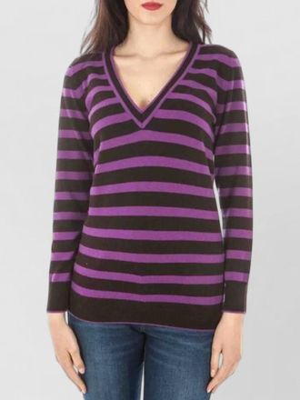 Fred Perry cashmere wool v-neck sweater