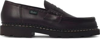 Paraboot Brown Reims Lisse Caf&egrave; Leather Loafers
